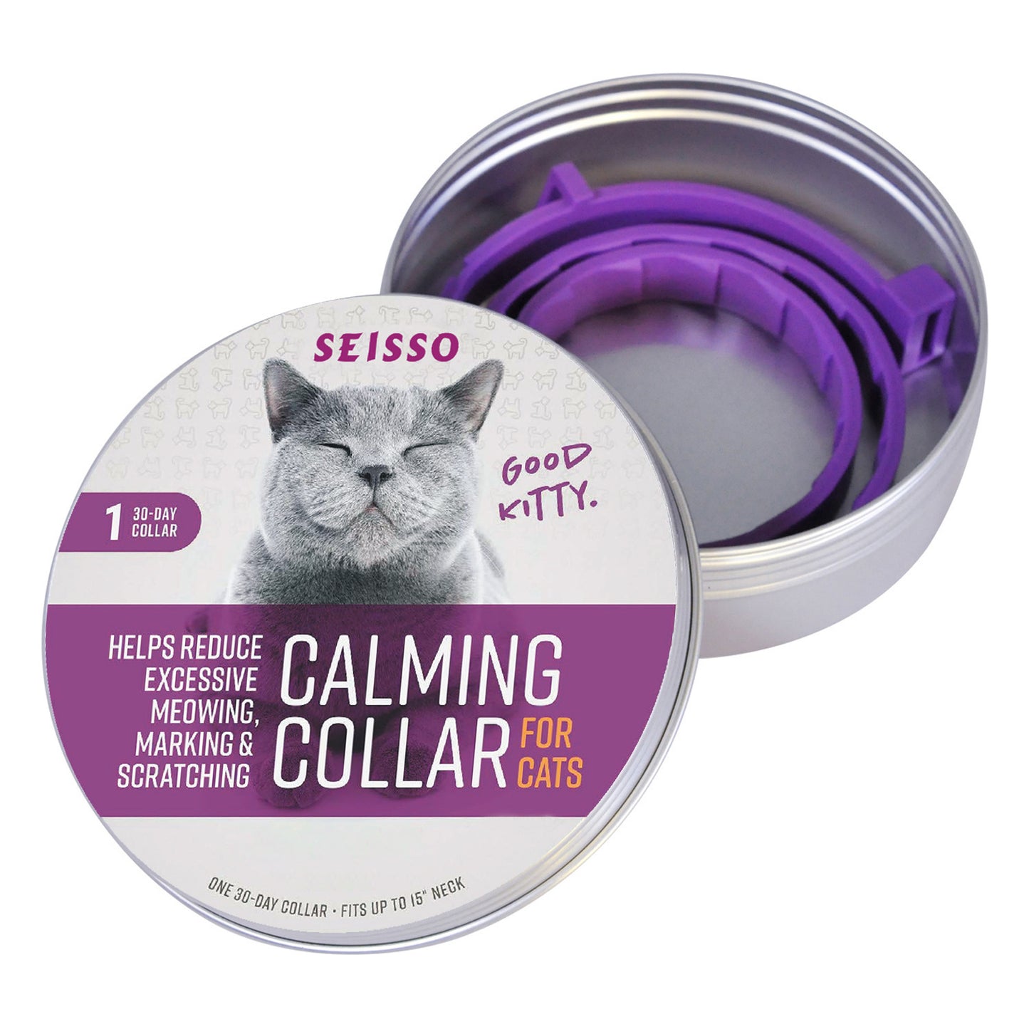 Pet Calm Collar Kattencomforthalsband Verlicht angst