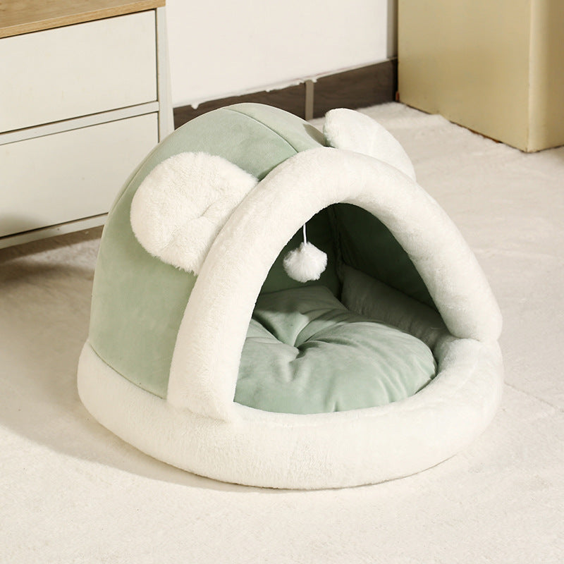 Huisdier Tent Grot Bed Voor Katten Kleine Honden Zelfverwarmende Katten Tent Bed Kattenhut Comfortabel Huisdier Slaapbed