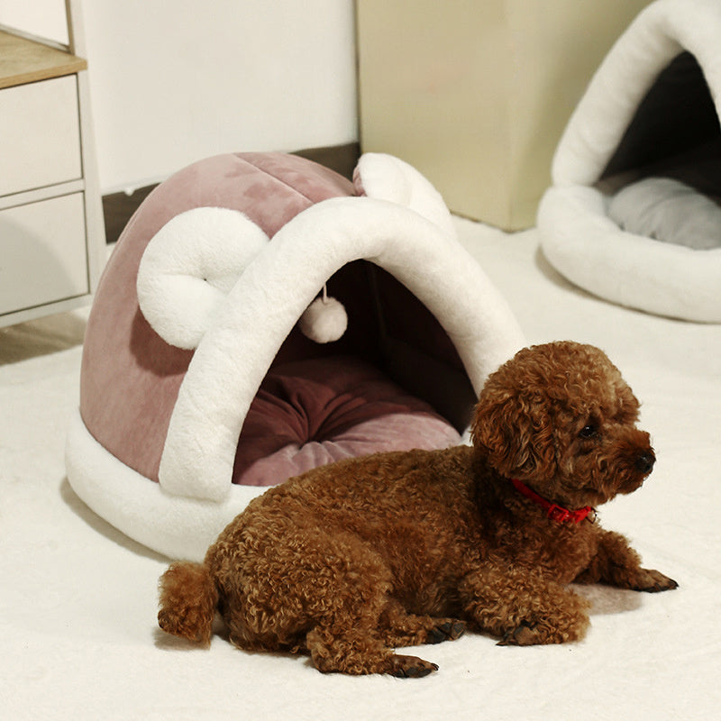 Huisdier Tent Grot Bed Voor Katten Kleine Honden Zelfverwarmende Katten Tent Bed Kattenhut Comfortabel Huisdier Slaapbed