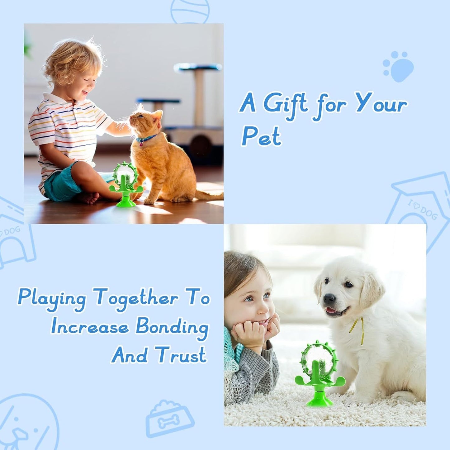 Interactief kattenspeelgoed Puzzelspeelgoed Huisdier Langzame voerbak voor verveelde binnenkatten Kleine middelgrote hond