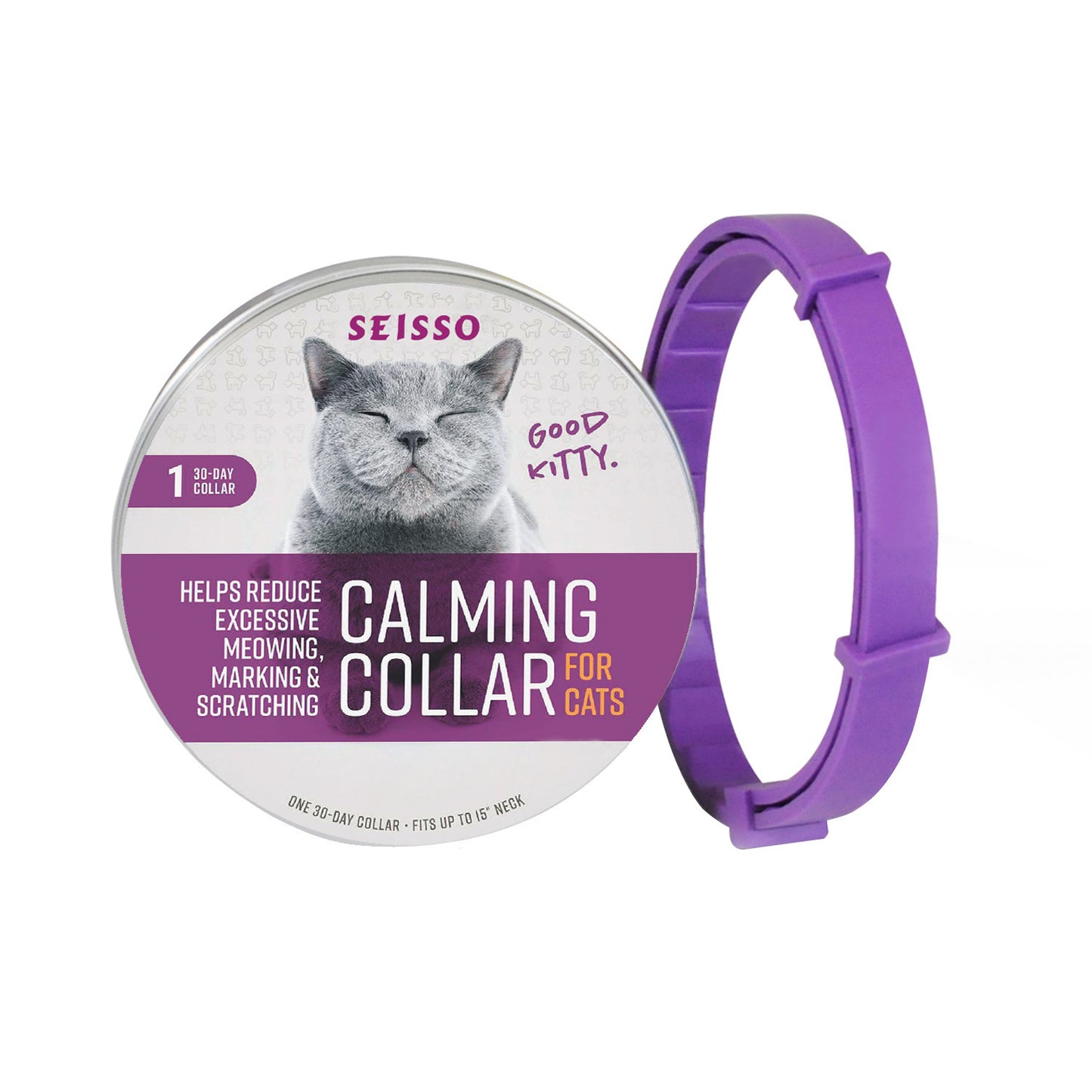 Pet Calm Collar Kattencomforthalsband Verlicht angst