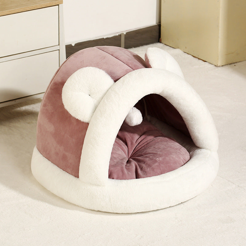 Huisdier Tent Grot Bed Voor Katten Kleine Honden Zelfverwarmende Katten Tent Bed Kattenhut Comfortabel Huisdier Slaapbed