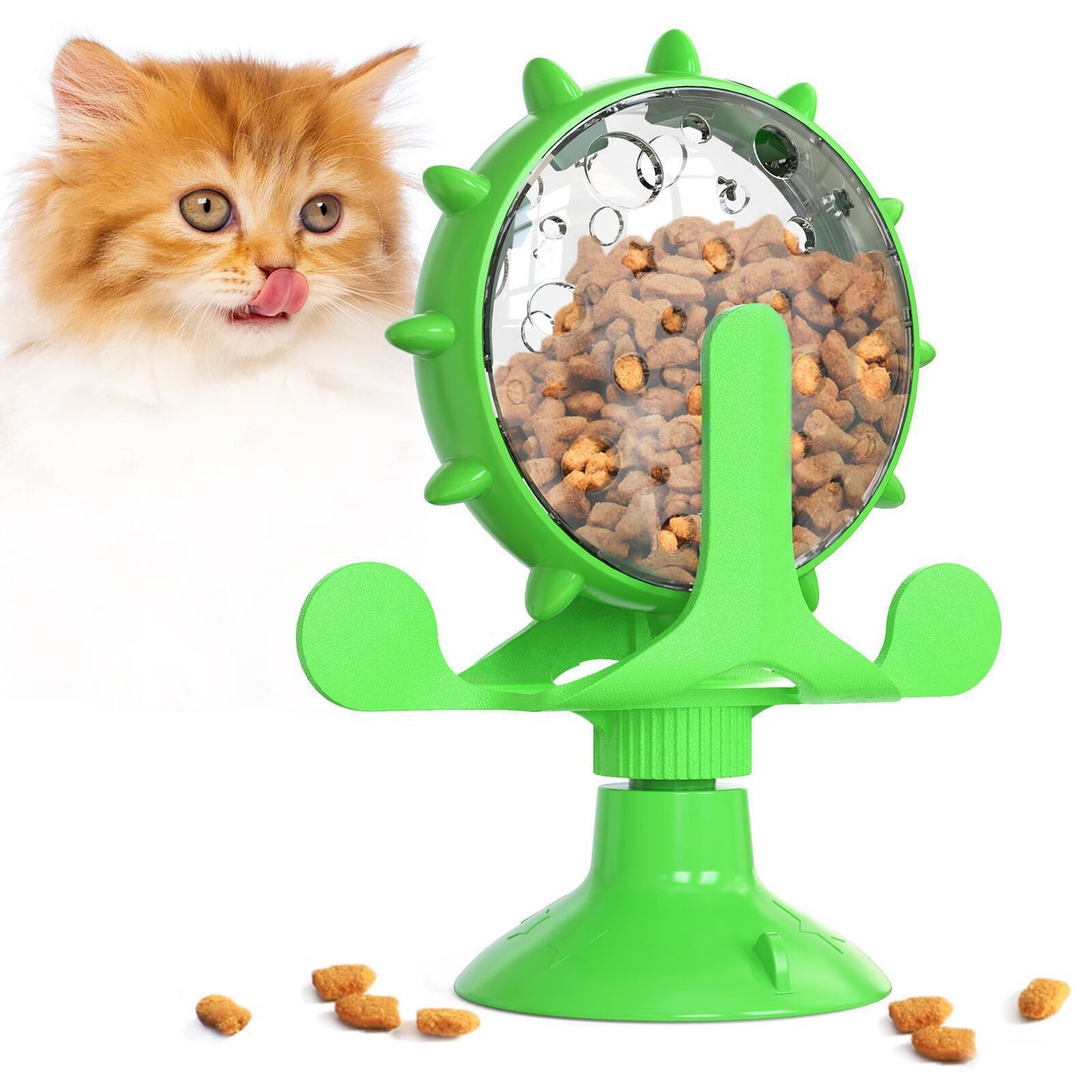 Interactief kattenspeelgoed Puzzelspeelgoed Huisdier Langzame voerbak voor verveelde binnenkatten Kleine middelgrote hond