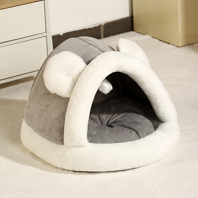 Huisdier Tent Grot Bed Voor Katten Kleine Honden Zelfverwarmende Katten Tent Bed Kattenhut Comfortabel Huisdier Slaapbed